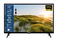 TELEFUNKEN XF32SN550S 32 Zoll Fernseher / Smart TV (Full HD, HDR, Triple-Tuner) - Inkl. 6 Monate HD+