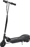 HOMCOM Elektroroller für Kinder ab 7 Jahren, faltbarer Roller mit höhenverstellbarem 24-V-Akku, Geschwindigkeit bis zu 12 km/h und Bremslast 50 kg, 74 x 36 x 82,5–92,5 cm, Schwarz