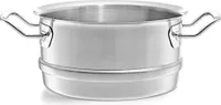 Fissler Original-Profi Collection / Edelstahl-Dämpfeinsatz (Ø 28 cm) Topf-Dampfeinsatz, Induktions-Dampfgarer gelocht - Induktion