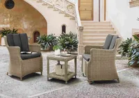LUNA MERANO Set, 2 Se+ Beistelltisch, natur meliert