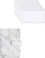 INF Pořadač na notebook A6 s 8 kapsami a 6 otvory Bílý