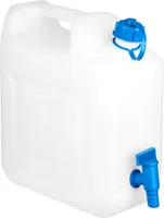 Wasserkanister 12l Trinkwasserbehälter, Trinkwasserkanister mit Hahn, Lebensmittelecht, geeignet für 10-12 Liter, -20 - +70 Grad Celsius Reisekanister : 1 Stück