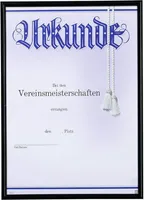 Urkundenrahmen mit Glas, Format DIN A4
