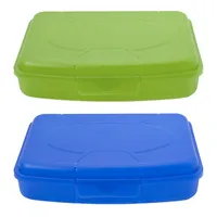 2x Brotdose Lunchbox Proviantbox Vorratsdose Gemüse Obst Dose Box Behälter