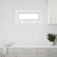 vidaXL Okno piwniczne RISOR 80x40 cm rozwierno-uchylne z podwójną szybą Biały