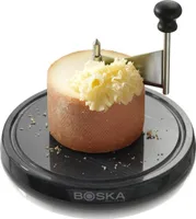 Boska 850520 + 850504 Súprava škrabiek na syr Monaco mramorová so zvonom na syr