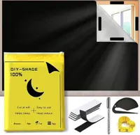 Verdunkelungsrollos, Tragbare Verdunkelungsvorhänge, für Fensterabdeckung Schlafzimmer, Reisen, Babyzimmer, Büro- 3Mx1.45M