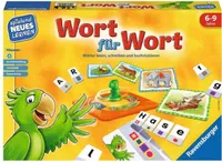 Ravensburger 24955 - Slovo za slovom - Hraj a uč sa pre deti, vzdelávacia hra pre deti vo veku 6-9 rokov, hravé učenie pre 1-4 hráčov