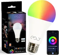 RUVA Smart LED E27 14W RGB+CCT 2700-6500K 1400lm WiFi Tuya Smart žárovka EDO777431 EDO Solutions