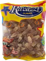 Ravazzi Bottiglie Cola Sour, Saure Colaflaschen Fruchtgummi, 1 kg