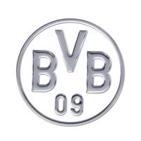 BVB 89140430 - BVB-Auto-Aufkleber silber, Borussia Dortmund 4026649042436