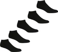 Regatta - Ponožky do tenisiek pre mužov/dámy uni (5-pack) RG6016 (43 EU - 47 EU) (Black)