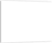 DEQORI Küchenrückwand Glas 80x60 cm 'Weiß' Spritzschutz Bad Rückwand Küche