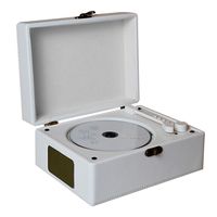 Plattenspieler mit Lautsprecher,Retro Plattenspieler mit USB-Anschluss und Fernbedienung,CD-Player BT 5.0 Musik U-Disk Album, Plattenspieler Turntable