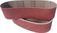 5 Stück Schleifbänder 100 x 915mm Körnung P120 Gewebebänder Bandschleifer Sandpapier  - BOHRFUX