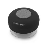 Bluetooth Soundbox Lautsprecher Soundstation Musikbox mit FM Radio MP3 SD USB IPX4 Wasserdicht, Farbe:Schwarz