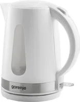 Gorenje K17WE, 1,7 l, 2200 W, Weiß, Metall, Kunststoff, Wasserstandsanzeige, Filterung