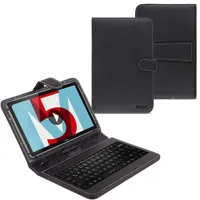 Huawei MediaPad M5 Lite Tablet Tasche USB Tastatur Keyboard Hülle Schutzhülle