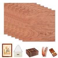ATOMSTACK 6 Stück Doppelseitiges Palisanderholz|300 x300 x3(+/- 0,2)mm|Birnbaum-Holzsperrholz| Ideal zum Gravieren und Schneiden auf CNC- und Lasergraviermaschinen