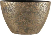 Mica Decorations Blumentopf Clemente - 41x20x26 cm - Terrakotta - Gold