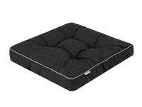 Bjird Sitzkissen, Kissen für Sessel 49x47 cm, Schwarz - Polster für Indoor und Outdoor, Sitzauflage, Stuhlkissen