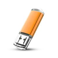 16GB USB 2.0 Stick Flash USB Drive Kompakt USB Flashdrive Speicherstick Memorystick Farbe: Orange