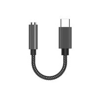 INF USB-C na 3,5mm adaptér pro sluchátka Černá