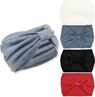 4 Stücke Vintage Blume Turban Stirnbänder Elastische Haar Zubehör