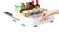 Heikoeco® Teleskopschublade, Schrank-Organize, ausziehbarer Küchenschrank-Organizer. Ausziehbare Schubladen-Aufbewahrungsregale für Küchenschränke