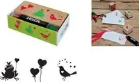 HEYDA 204888493 Stempel-Set Liebe 8 x 45 x 25 cm Holz
