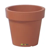 Blumentopf Übertopf Blumenkübel 16 cm x 14,4 cm Terrakotta Pflanzkübel Pflanztopf Kunststoff