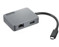 Lenovo 4X91A30366 laptop-dockingstation & portreplikator Kabelgebunden USB 2.0 Type-C Grau