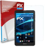 atFoliX FX-Clear 2x Schutzfolie kompatibel mit Archos Core 70 3G Displayschutzfolie