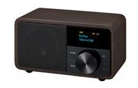 Sangean DDR-7 "Genuine Mini DAB" kompaktes Radio mit UKW, DAB+, Bluetooth, Akku Farbe: Dark Wood