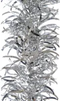 Lametta-Wellengirlande silber