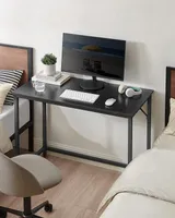 VASAGLE Schreibtisch, Computertisch, schmaler Bürotisch, 100 x 50 x 75 cm, Stahl