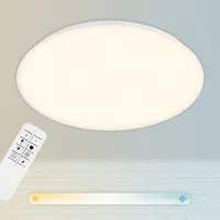 LED Deckenleuchte Sternenhimmel Dimmbar CCT 40W weiß Kunststoff Ø49,5 Briloner