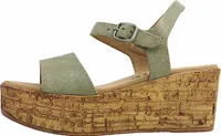 s.Oliver  Damenschuhe Sandalette Grün Freizeit, Schuhgröße:40 EU