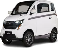 Stormborn E8 Economy 25 Kabinenfahrzeug - 25 km/h - blau-weiß-gold
