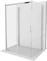 Mexen Omega Duschkabine 3-seitig, Schiebetür 120 x 90 cm, transparent, chrom - 825-120-090-01-00-3S