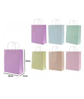 Set 4 Stück Geschenktüten Papiertüten 33X26X12 Cm Verschiedene Farben 68491