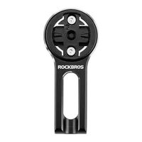 ROCKBROS Fahrradcomputer Halterung für Garmin,Wahoo,Bryton Schwarz Alu