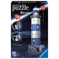 RAVENSBURGER Svítící 3D puzzle Noční edice Maják 216 dílků