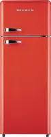 WOLKENSTEIN Retro Kühl-Gefrierkombination Kühlschrank GK212.4RT FR rot 211L E