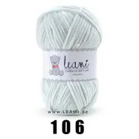 LEAMI Chenille Soft UNI 106 helles mint