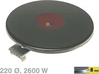 EGO Kochplatte 220mmØ2600W 230V