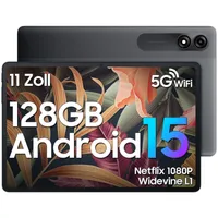 Blackview Tab90 WiFi, 11 Zoll  Tablet, Android 15, 12GB( 4+8)RAM+128GB/2TB TF, Octa-core T606, 8200mAh, AI-Kamera