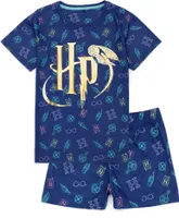 Harry Potter - Schlafanzug mit Shorts für Kinder NS7559 (158-164) (Blau)