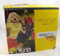 Sony PlayStation 2 Slimline Konsole Singstar Deutsch Rock-Pop Vol 2 Schwarz PS2 in