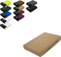 Frottee Spannbettlaken  90 - 100 x 200 cm Sand